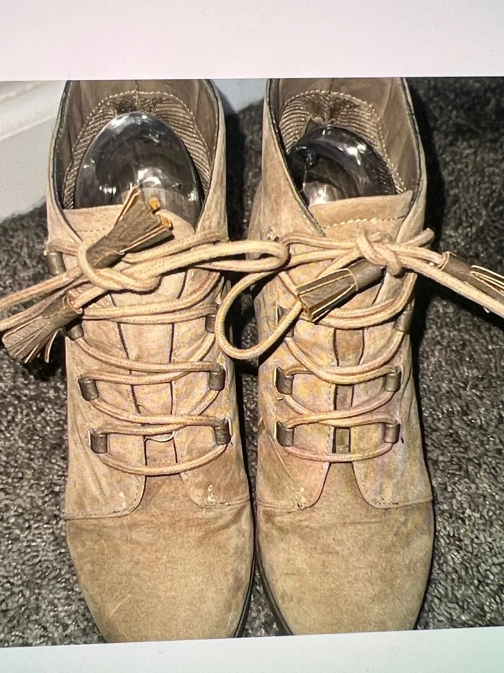 Steve Madden Deenaa Suede Wedge Boots